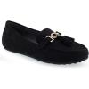 imageAerosoles Womens Deanna LoaferBlack Faux Suede