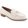 imageAerosoles Womens Ellis Loafer FlatEggnog Faux Nubuck