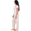 imageAerosoles Womens Printed Waffle Henley Cozy Pjs 2 Piece Cozy Comfy Soft Lounge Cotton Sleepwear Buttonup Pajama Set Diamond Dots Large