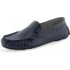 Navy Leather