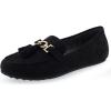 imageAerosoles Womens Deanna LoaferBlack Faux Suede