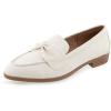 imageAerosoles Womens Ellis Loafer FlatEggnog Faux Nubuck