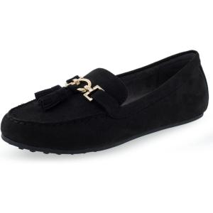 imageAerosoles Womens Deanna LoaferBlack Faux Suede