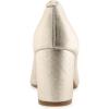 imageAerosoles Womens Betsy PumpGold Metallic Textured Faux Leather