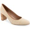imageAerosoles Womens Betsy PumpNatural Raffia