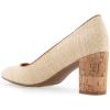 imageAerosoles Womens Betsy PumpNatural Raffia