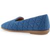imageAerosoles Womens Betunia LoaferMed Blue Quilted Denim