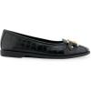 imageAerosoles Womens Bia Ballet FlatBlack Croco Faux Leather