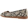 imageAerosoles Womens Bia Ballet FlatNatural Printed Snake Pu