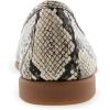 imageAerosoles Womens Bia Ballet FlatNatural Printed Snake Pu