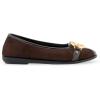 imageAerosoles Womens Big Bet Flat HeelJava Faux Suede