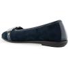imageAerosoles Womens Big Bet Flat HeelNavy Faux Suede