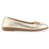 imageAerosoles Womens Big Bet Flat HeelSoft Gold Pu