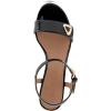imageAerosoles Womens Cairo Heeled SandalBlack Patent Faux Leather