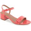imageAerosoles Womens Cairo Heeled SandalCoral Patent Faux Leather