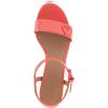 imageAerosoles Womens Cairo Heeled SandalCoral Patent Faux Leather