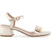 imageAerosoles Womens Cairo Heeled SandalGold Metallic Faux Leather