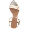 imageAerosoles Womens Cairo Heeled SandalGold Metallic Faux Leather