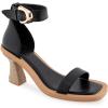 imageAerosoles Womens Calico Heeled SandalBlack Leather
