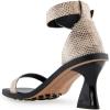 imageAerosoles Womens Calico Heeled SandalRoccia Snake Print Leather