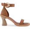 imageAerosoles Womens Calico Heeled SandalTan Leather