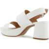imageAerosoles Womens Camilia Heeled SandalBright White Faux Leather