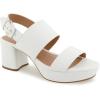 imageAerosoles Womens Camilia Heeled SandalBright White Faux Leather
