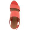 imageAerosoles Womens Camilia Heeled SandalCoral Lizard Embossed Faux Leather