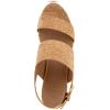 imageAerosoles Womens Camilia Heeled SandalCorkGold Fleck