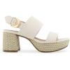 imageAerosoles Womens Camilia Heeled SandalEggnog Combo