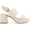 imageAerosoles Womens Camilia Heeled SandalEggnog Faux Leather