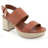 imageAerosoles Womens Camilia Heeled SandalGinger Bread Combo