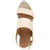 imageAerosoles Womens Camilia Heeled SandalGold Metallic Textured Faux Leather