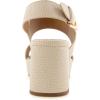 imageAerosoles Womens Camilia Heeled SandalLight Stone Lizard Embossed Faux Leather