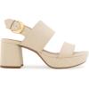 imageAerosoles Womens Camilia Heeled SandalLight Stone Lizard Embossed Faux Leather