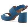imageAerosoles Womens Camilia Heeled SandalMedium Blue Denim