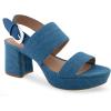 imageAerosoles Womens Camilia Heeled SandalMedium Blue Denim