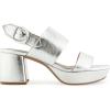imageAerosoles Womens Camilia Heeled SandalSilver Metal Faux Leather