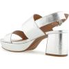 imageAerosoles Womens Camilia Heeled SandalSilver Metal Faux Leather