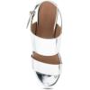 imageAerosoles Womens Camilia Heeled SandalSilver Metallic