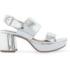 imageAerosoles Womens Camilia Heeled SandalSilver Metallic