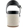 imageAerosoles Womens Chabella Espadrille Wedge SandalBlack Leather