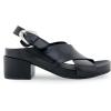 imageAerosoles Womens Chrystie Heeled SandalBlack Leather