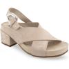 imageAerosoles Womens Chrystie Heeled SandalPale Khaki Suede