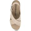 imageAerosoles Womens Chrystie Heeled SandalPale Khaki Suede