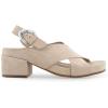 imageAerosoles Womens Chrystie Heeled SandalPale Khaki Suede