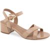 imageAerosoles Womens Cinzia Heeled SandalBeige Bisque Patent Faux Leather
