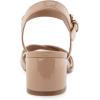 imageAerosoles Womens Cinzia Heeled SandalBeige Bisque Patent Faux Leather