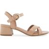 imageAerosoles Womens Cinzia Heeled SandalBeige Bisque Patent Faux Leather