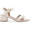 imageAerosoles Womens Cinzia Heeled SandalEggnog Faux Leather